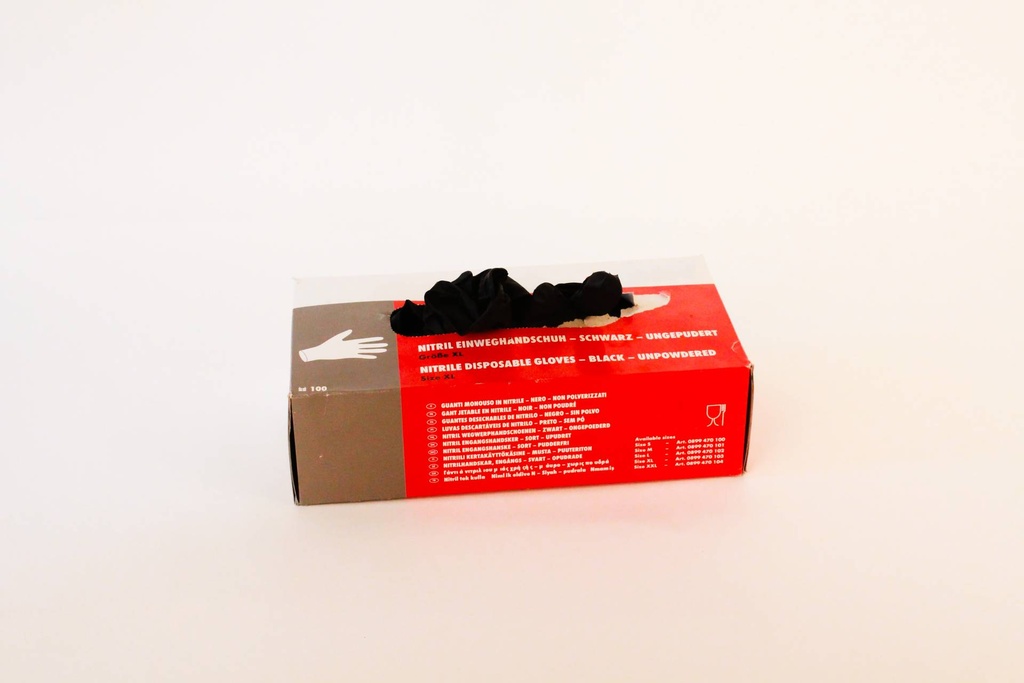 Nitrilhandschuhe Schwarz / 1000 Stück / M, puderfrei