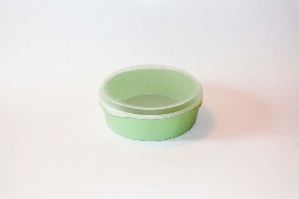 Food Bowl Ø200x60mm/1200ml mit Deckel / avocadogrün / 48 Stk.
