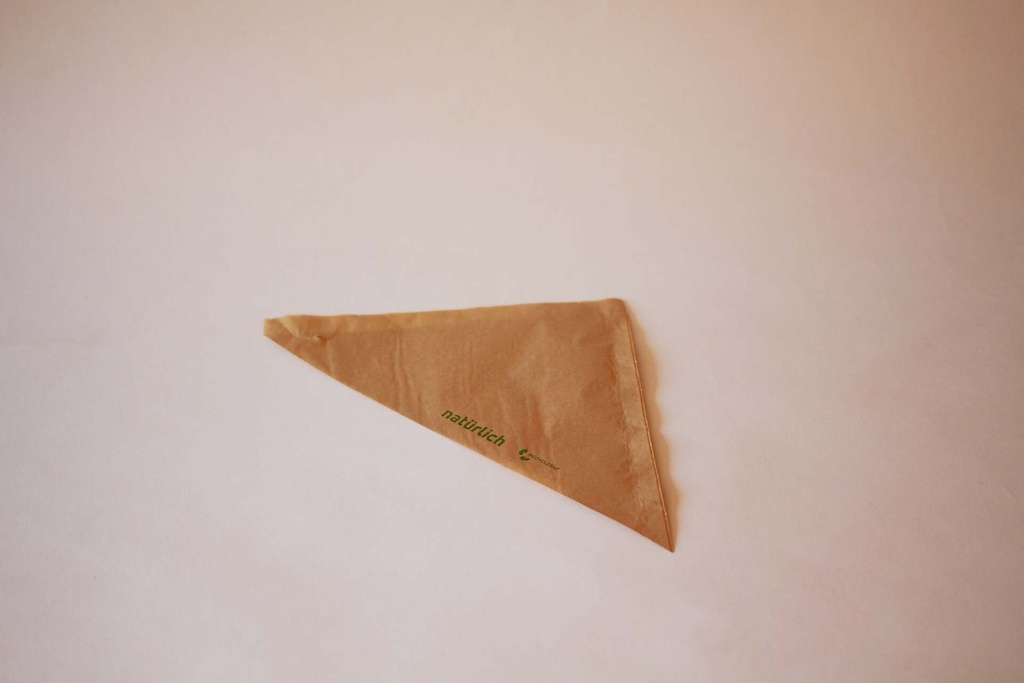 Spitztüte 23 cm/250 g – 1.000 Stück, braun