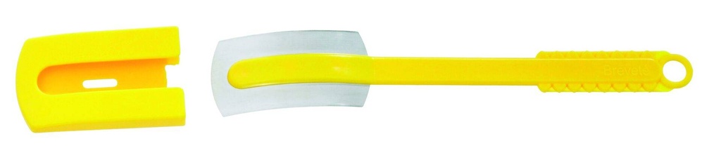 Teigritzmesser, 13 cm, gelb