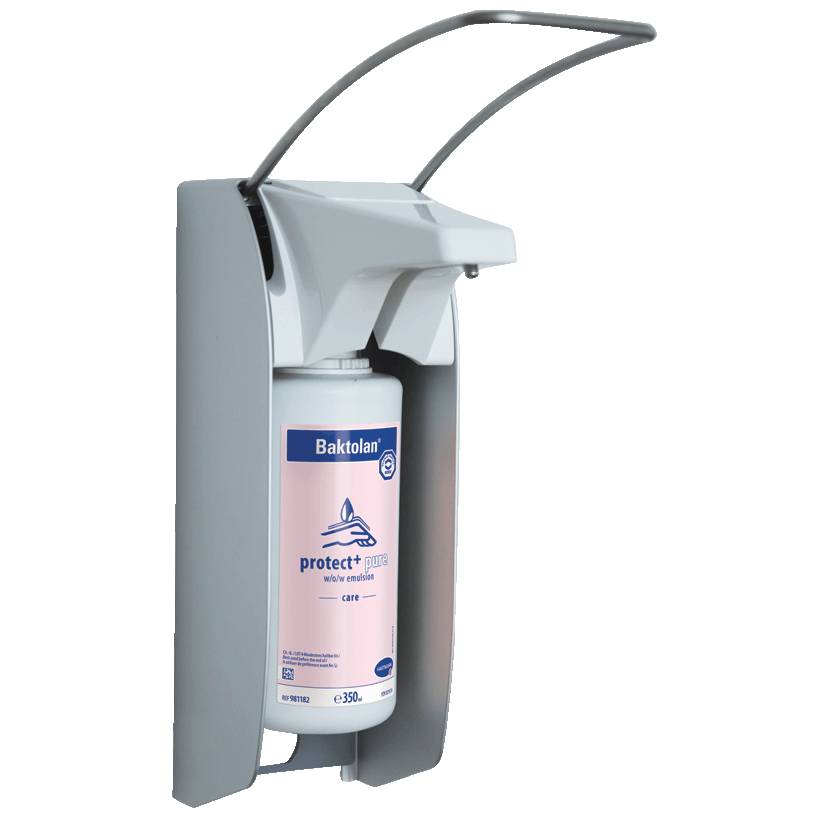 BODE Eurospender 1 plus für 350/500-ml-Flaschen, langer Armhebel (225 mm tief) | Metall