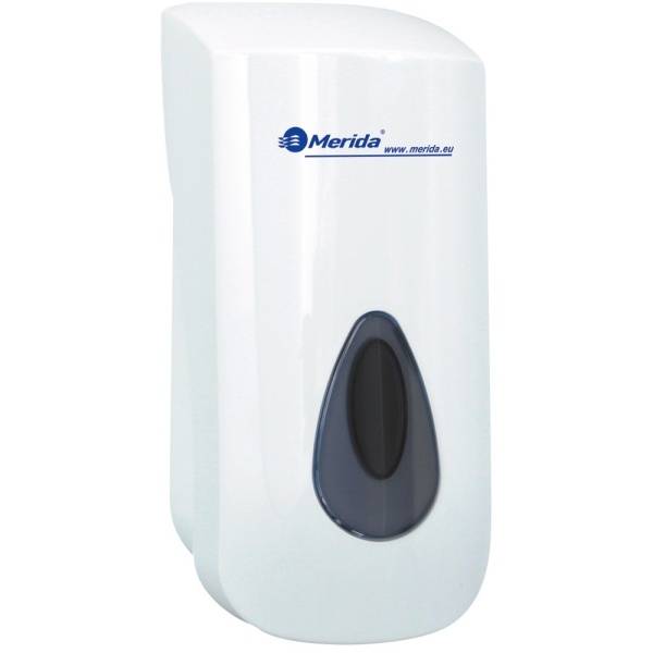 Seifenschaum-Spender "Merida Top" 900 ml, Universalspender für Schaumseife | weiß/grau