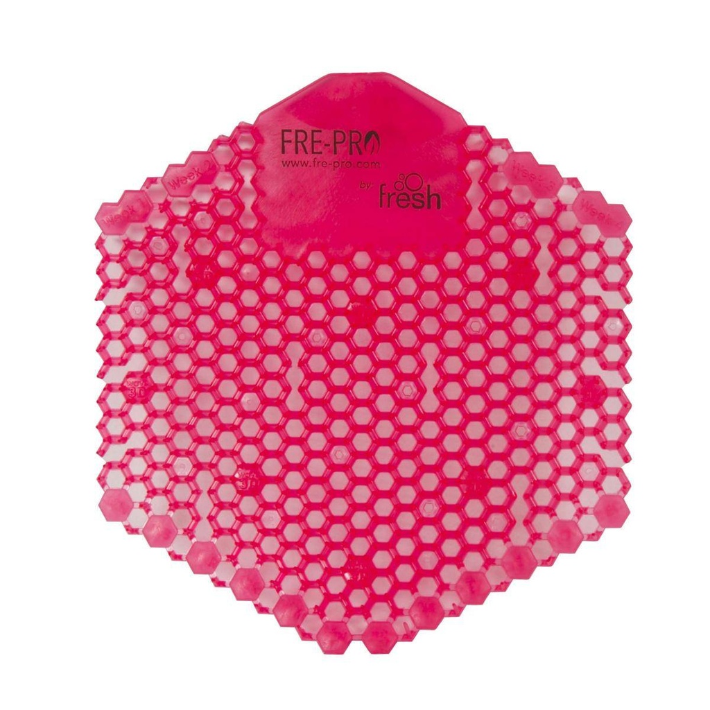 Urinalsieb "Wave 3D" | Duft Kiwi Grapefruit (rot)