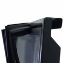 Barkühltisch schwarz / 6 Schubladen - 425 L, 2005 x 520 mm