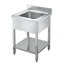 Spültisch / 1 Becken, 600 x 600 mm