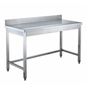 Arbeitstisch / unterfahrbar mit Aufkantung, 1200 x 600 mm