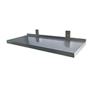 Wandbord inkl. Konsolen zur Wandbefestigung / 1 Etage, 1000 x 400 mm