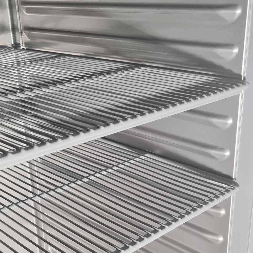 TOPLINE Kühlschrank / 2-türig GN 2/1 - Glas, 1350 x 850 mm