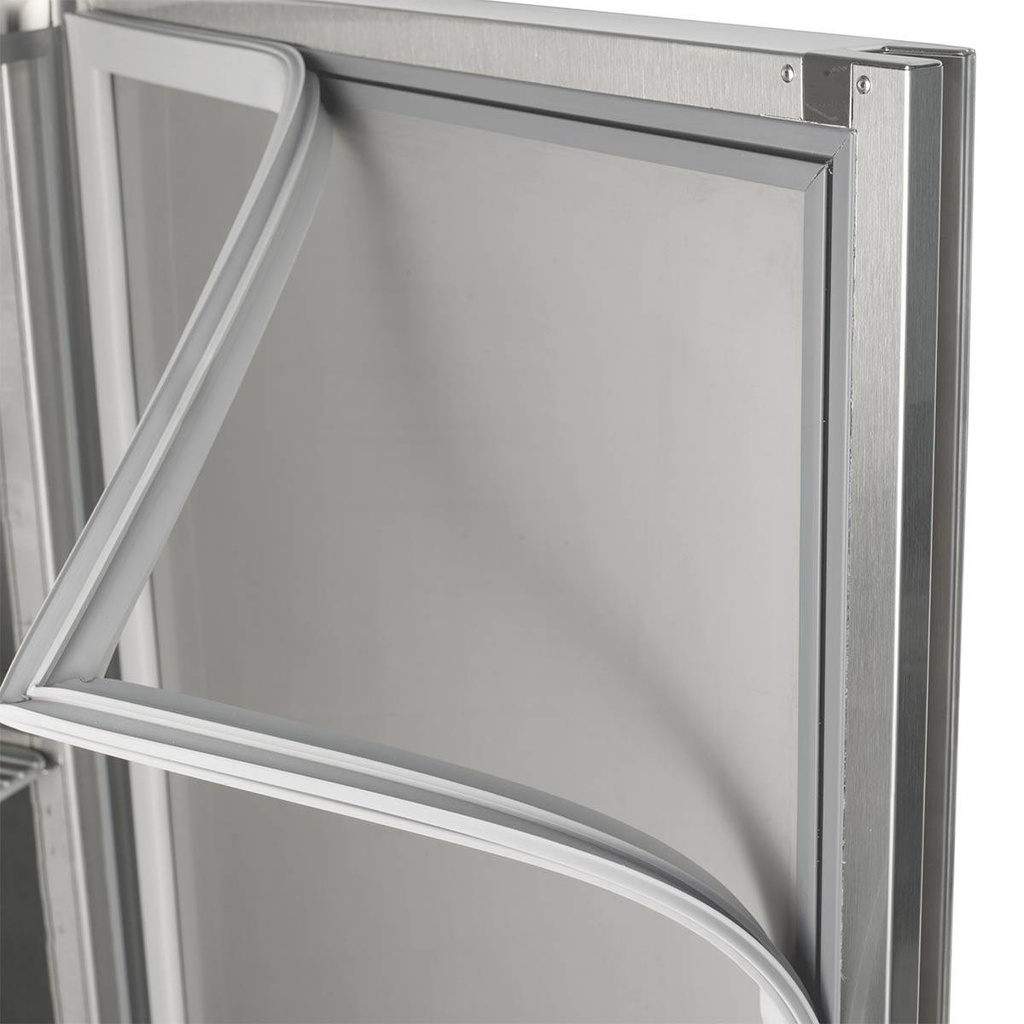 TOPLINE Kühlschrank / 2-türig GN 2/1 - Glas, 1350 x 850 mm