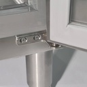 TOPLINE Kühlschrank / 2-türig GN 2/1 - Glas, 1350 x 850 mm