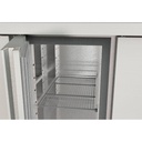 TOPLINE Tiefkühltisch / 3-fach GN1/1 mit 4 Schubladen / 1 Tür & Aufkantung, 1795 x 700 mm