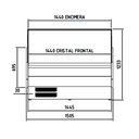 TOPLINE Kühltheke 150 - gebogenes Frontglas "schwarz", 1505 x 800 mm