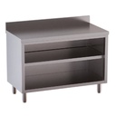 TOPLINE Arbeitsschrank / offen mit Aufkantung, 1800 x 600 mm