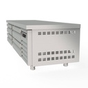 TOPLINE Unterbaukühltisch / 2-fach GN 2/1 mit 4 Schubladen, 2110 x 700 mm