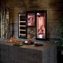 TOPLINE Reifeschrank Dry-Aging Schwarz, 645 Liter, 150 kg Fleisch, 680 x 850 mm