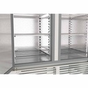 TOPLINE Reifeschrank Dry-Aging 2 Zonen, Edelstahl, Abtropfen und Trocknen, 956 + 245 Liter, 1370 x 735 mm