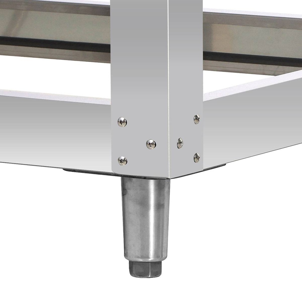 Untergestell für TOPLINE Elektro Pizzaofen 6 x 34 cm (breite Version), 1450 x 825 mm