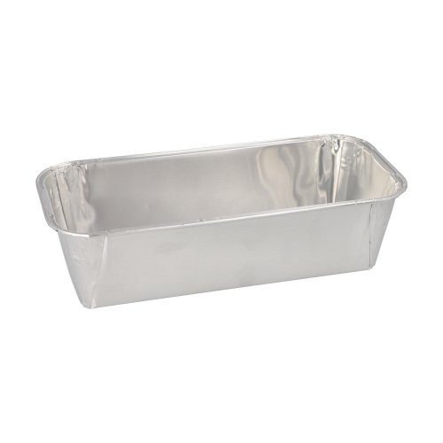 10 Kastenformen, Alu eckig 1,09 L 6 cm x 10,2 cm x 23 cm