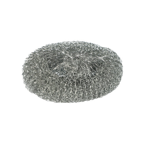 10 Topfreiniger, Draht rund Ø 12 cm · 3 cm silber , kratzend