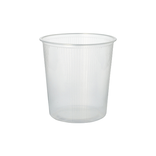 100 Verpackungsbecher, PP rund 500 ml Ø 10,1 cm · 10,3 cm transparent
