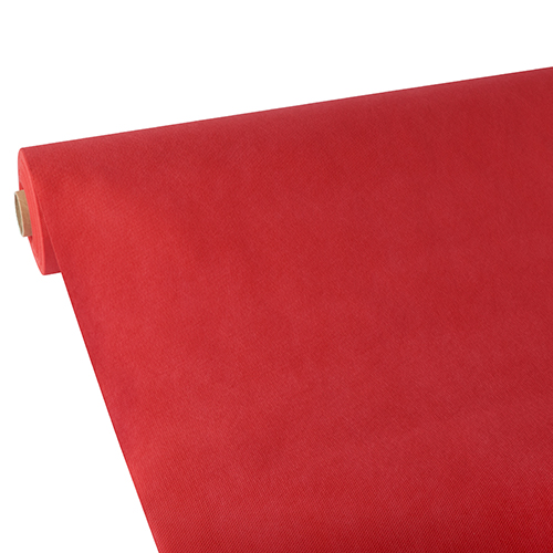 Tischdecke, stoffähnlich, Vlies "soft selection" 25 m x 1,18 m rot