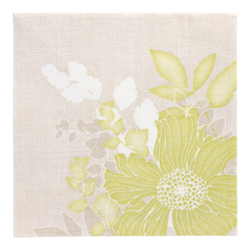 50 Servietten "ROYAL Collection" 1/4-Falz 40 cm x 40 cm grün "Annabel"