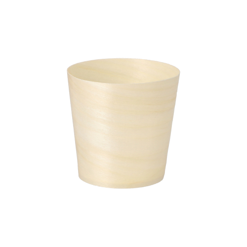 50 Fingerfood - Schalen, Holz "pure" rund Ø 6 cm · 6 cm