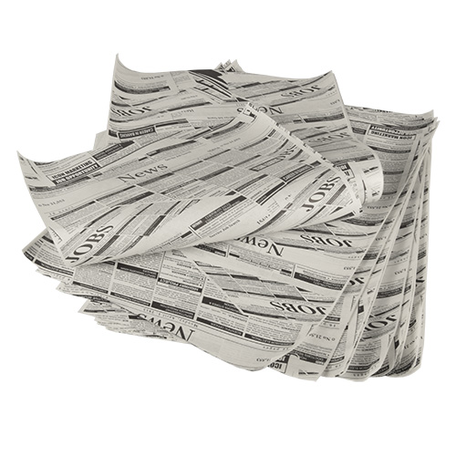 5 kg Einschlagpapiere, Cellulose 35 cm x 25 cm "Newsprint"