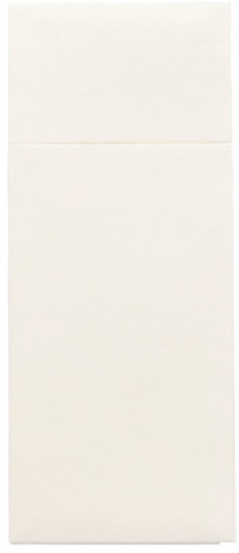 480 Bestecktaschen, Airlaid 40 cm x 33 cm weiss mit Besteckfalz
