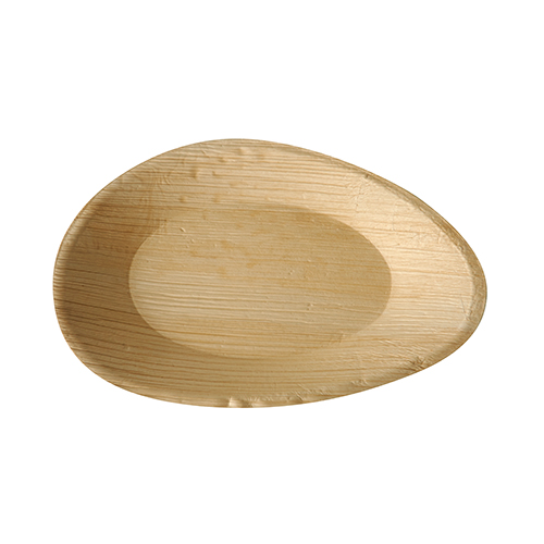 6 Teller, Palmblatt "pure" oval 26 cm x 17 cm x 2,5 cm