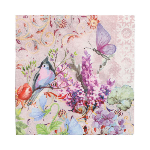 20 Servietten, 3-lagig 1/4-Falz 33 cm x 33 cm "Lisette"