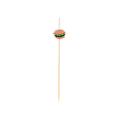 100 Fingerfood - Picker 12 cm "Burger"
