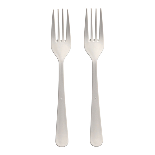 100 "Circulware" Mehrweg-Gabeln PP-MF 19 cm weiss "Gaia" extra stabil, in Spenderbox
