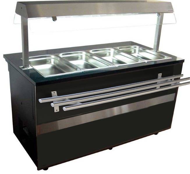 Kühltheke Gastroline Open mit Tablett Rutsche | 726 Liter Volumen | 2000x800x850/1350 mm