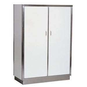 Porzellanschrank 1 aus Edelstahl, 680 x 580 x 1800 mm
