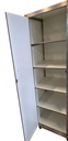 Porzellanschrank 1 aus Edelstahl, 680 x 580 x 1800 mm
