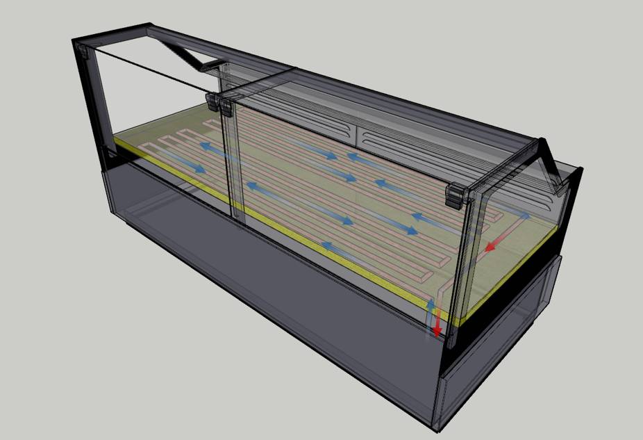 Kühl Fleischvitrine Rick 3.0 aus Edelstahl