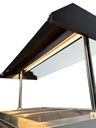 Heißes Büffet GN 3/1, 1200 x 700 x 1400 mm, mahagoni