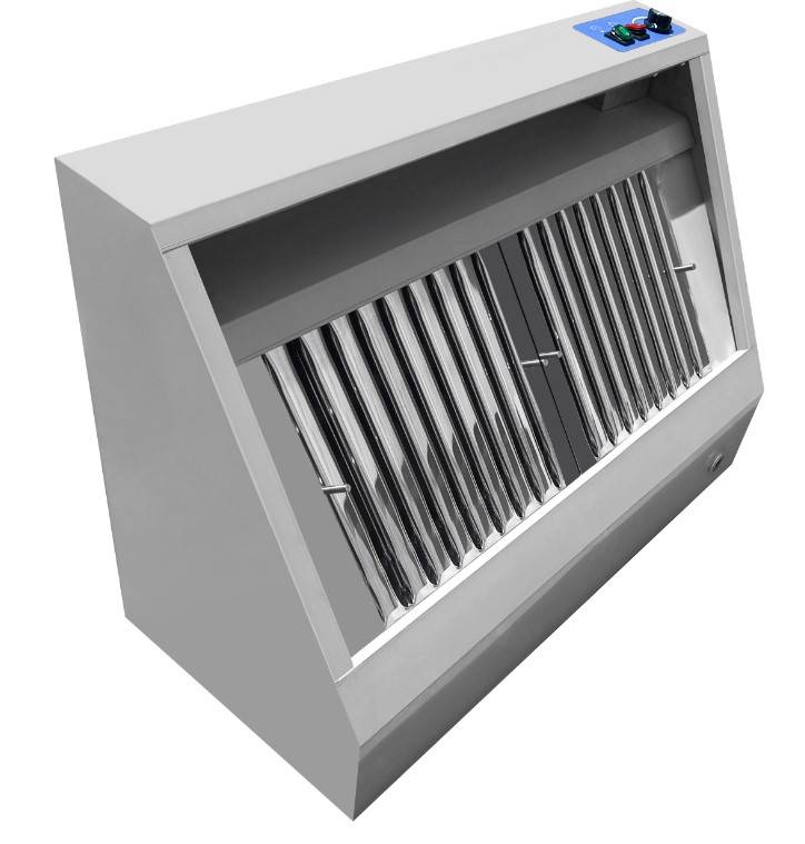 900 Wandhauben aus Edelstahl, 1200 x 900 x 450 mm
