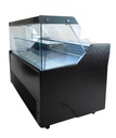 Kühlvitrine Wesley 2.5, schwarz / edelstahl