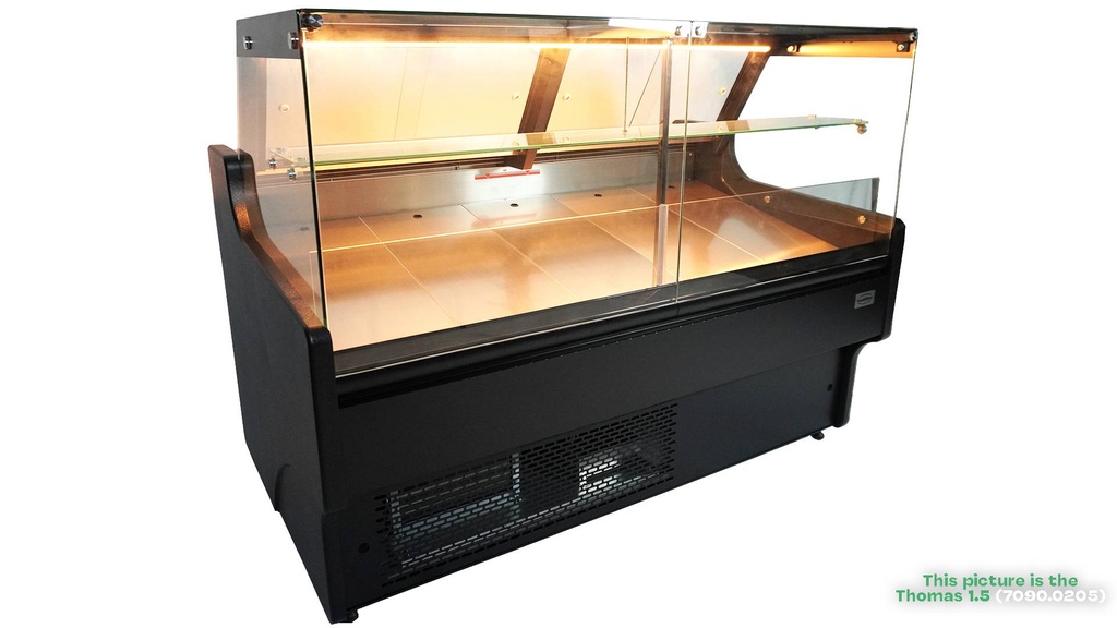 Kühlvitrine Thomas 1.3, 1330 x 940 x 1200 mm, schwarz