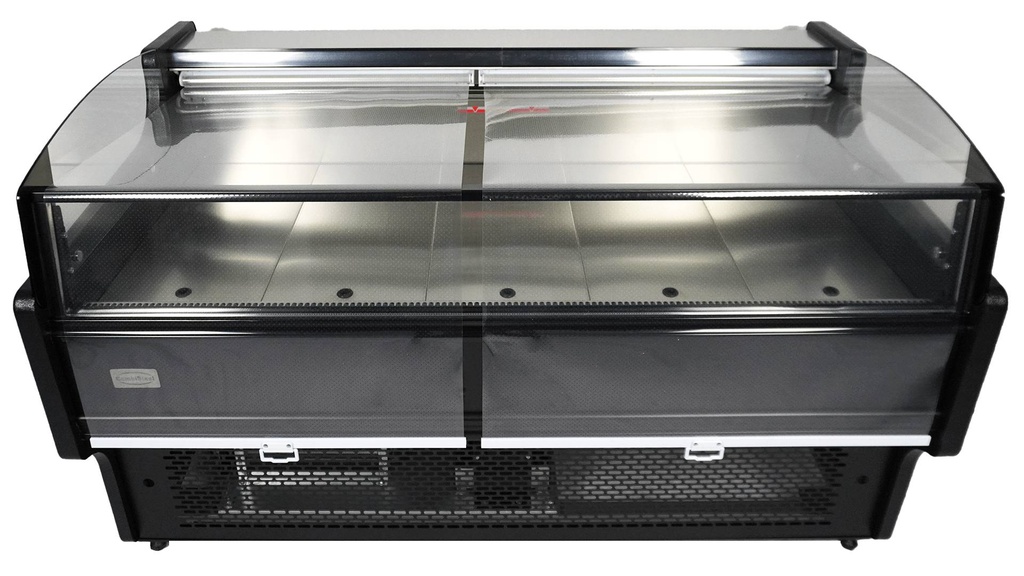 Kühlvitrine Ronald 2.0, 1955 x 940 x 870 mm, schwarz