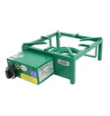 Gas-Wokbrenner, 8 kW, 350 x 475 x 150 mm, grün