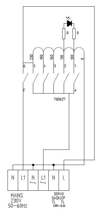 Geschwindigkeitsregler 1 Phase 3 Amp, 192 x 152 x 87 mm