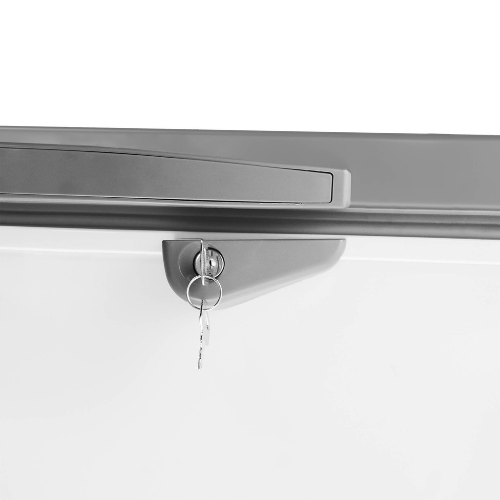 Tiefkühltruhe Edelstahl, 302 L, 1116 x 644 x 845 mm, weiß