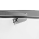 Tiefkühltruhe Edelstahl, 650 L, 1930 x 710 x 825 mm, weiß