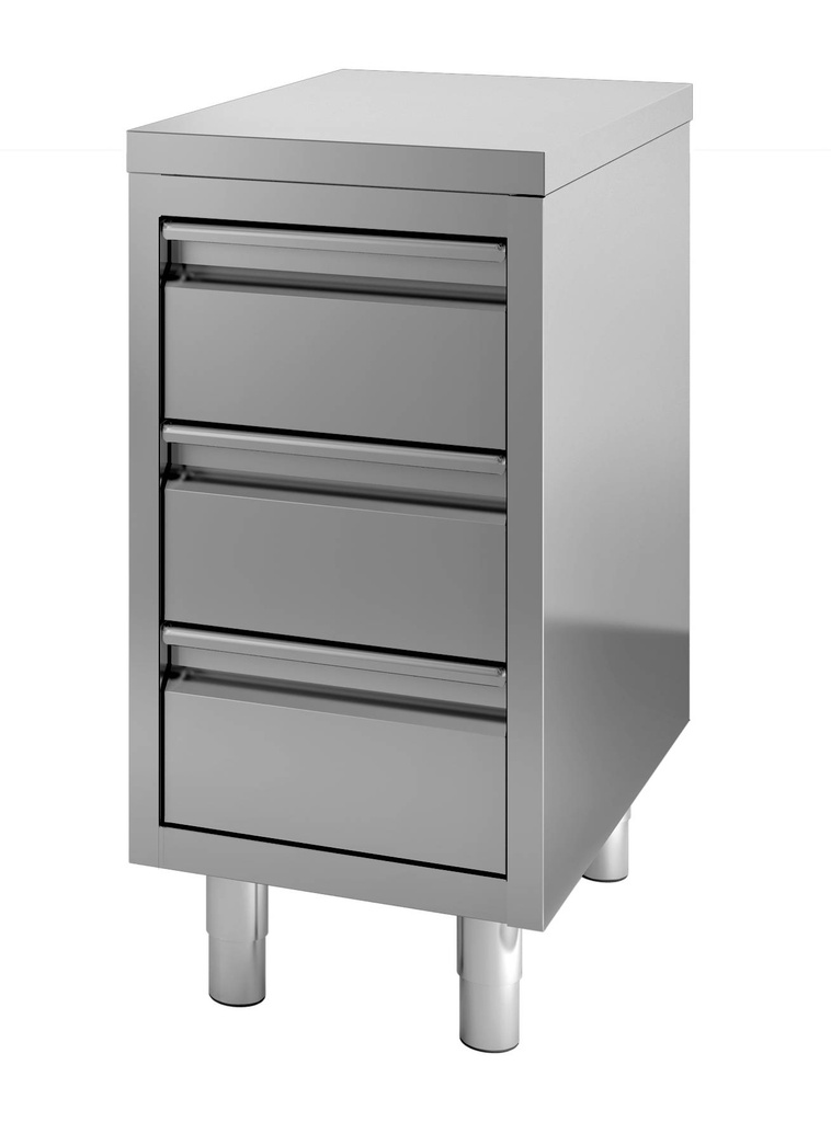 700 Arbeitstisch mit Schubladen 600, 600 x 700 x 850 mm