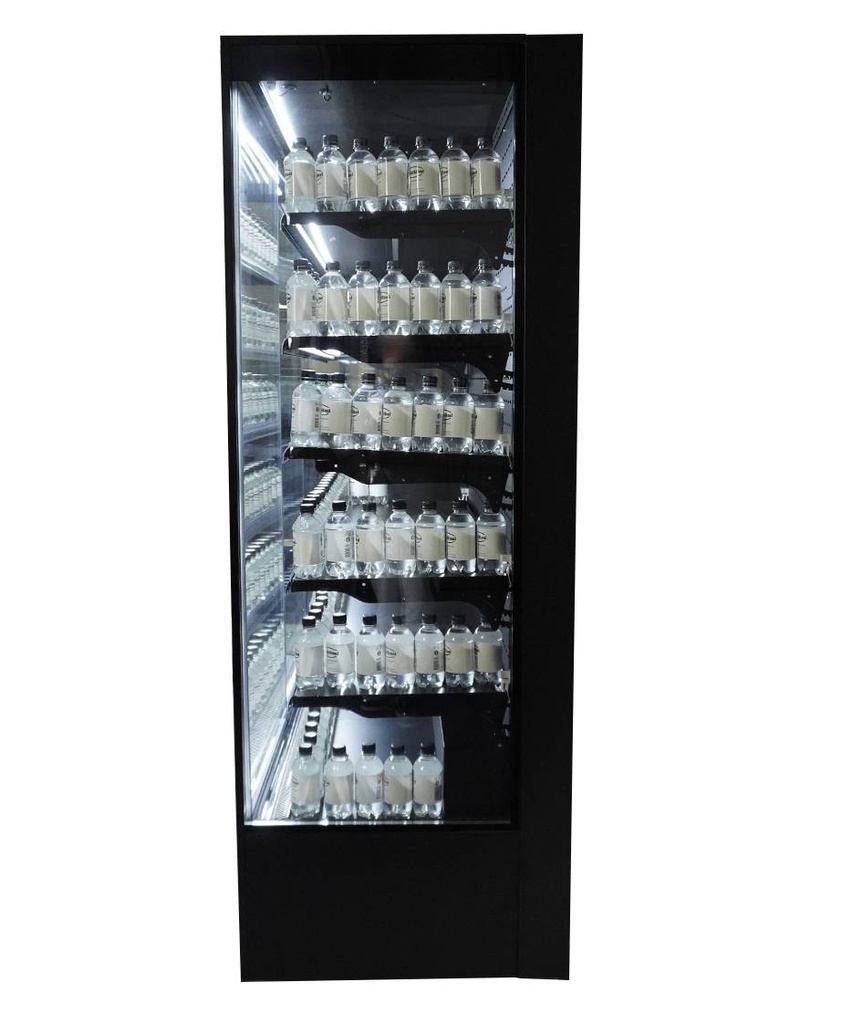 Wandkühlung Marco, 1935 x 740 x 2010 mm, 1147 L, schwarz