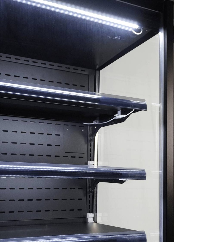 Wandkühlung Marco, 1935 x 740 x 2010 mm, 1147 L, schwarz