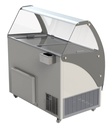 Speiseisvitrine Curacao, 10 x 5 L, 1447 x 825 x 1257 mm, weiß